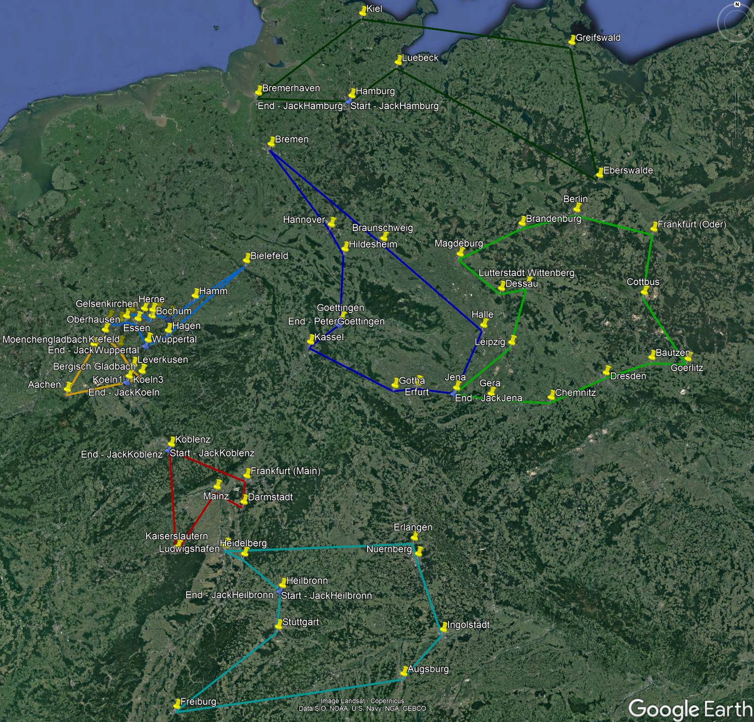 Clustering City-City Overview Solution