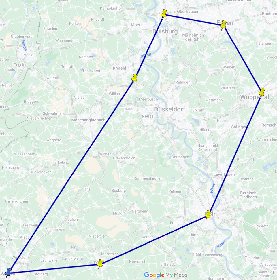 Placeholder for Modified Route